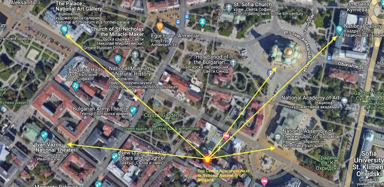 Top City Centre 1Br Apartment For 4 Guests & Fast Wifi Sofia Bulgaria